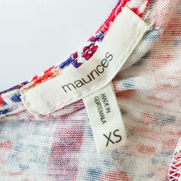 MAURICES Red White and Blue Tank Top Size XS - Picture 6 of 8
